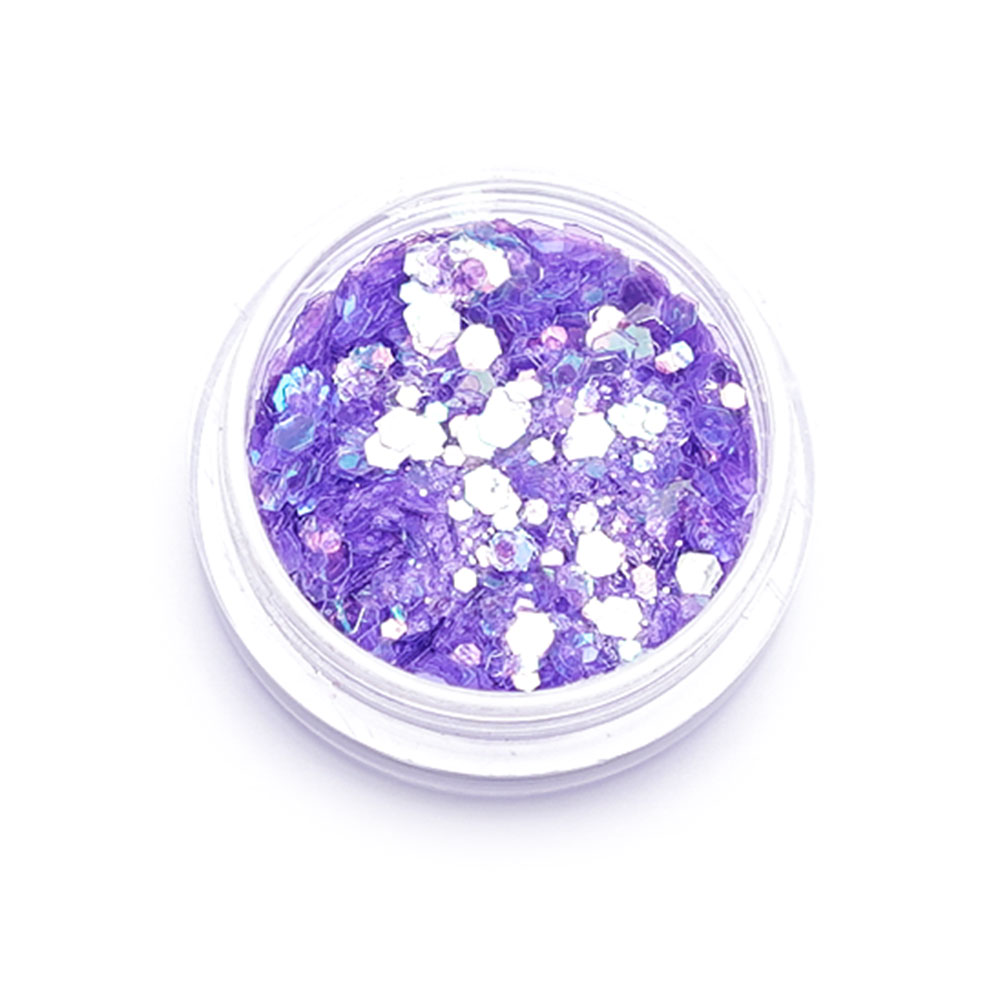 Hexagon glitter - A01