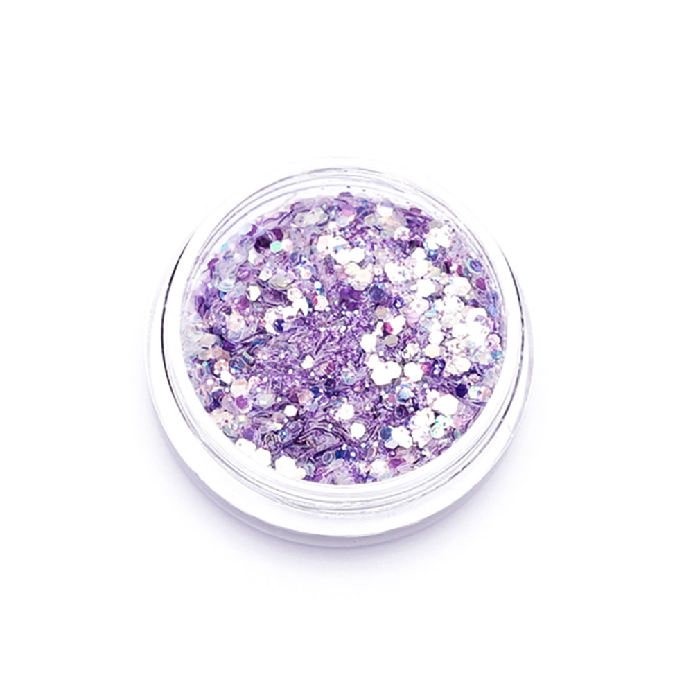 Hatszög glitter - B1