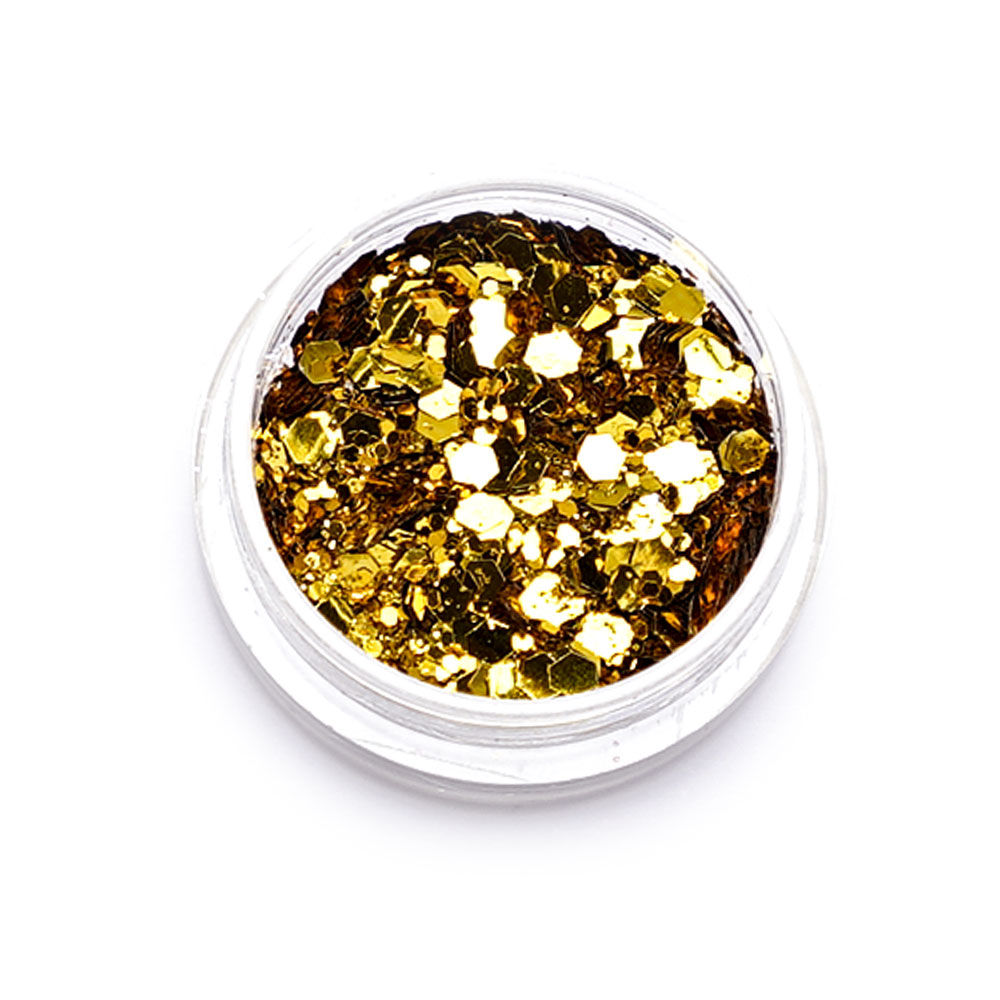 Hexagon glitter - A06