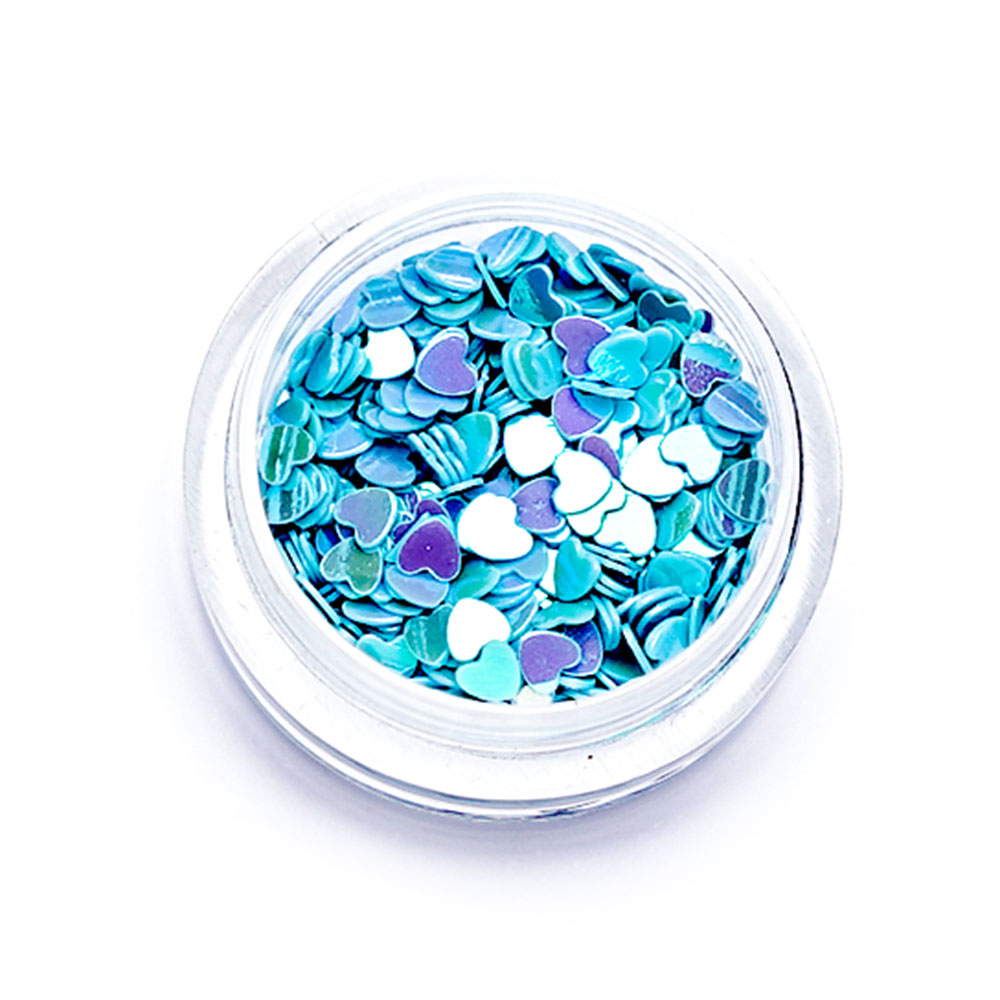 Szív glitter 10