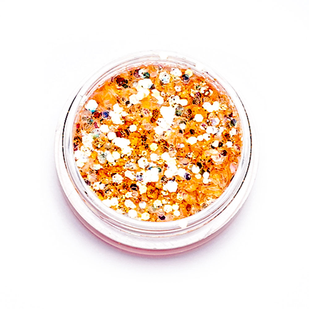 Hatszög glitter - B2