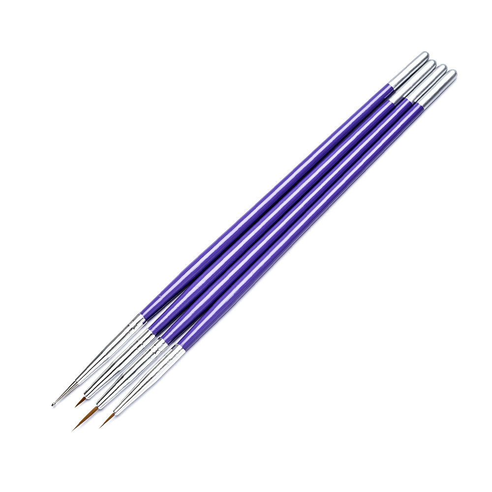 Ecset Szett - Pontozó 4db-os - Lila