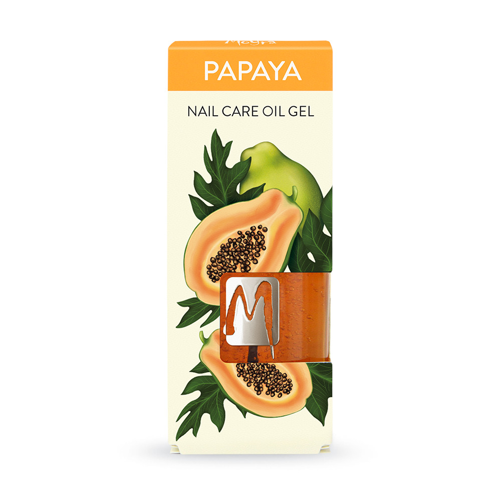 Köröm- és bőrápoló olajzselé papaya kivonattal