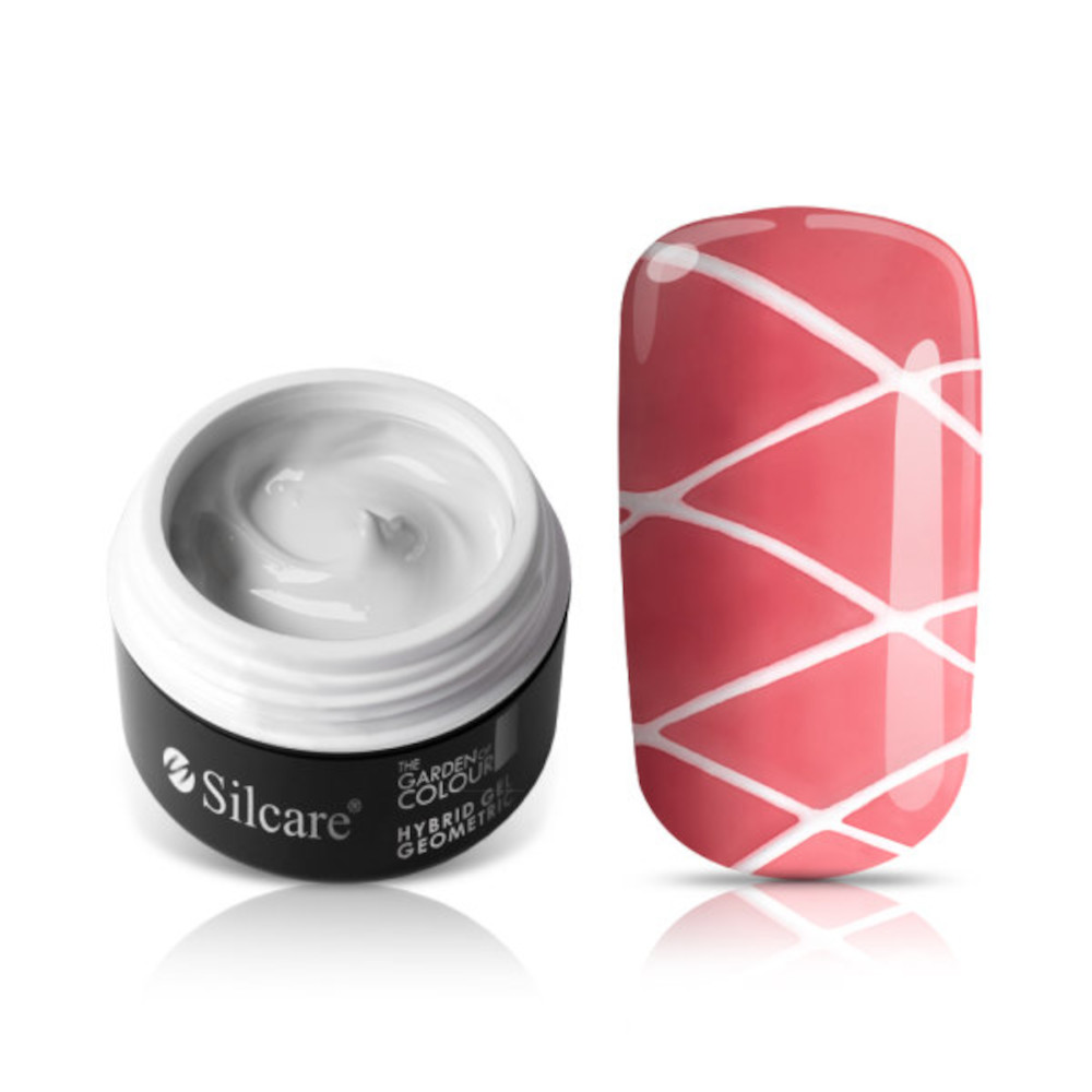 Silcare geometric gel white